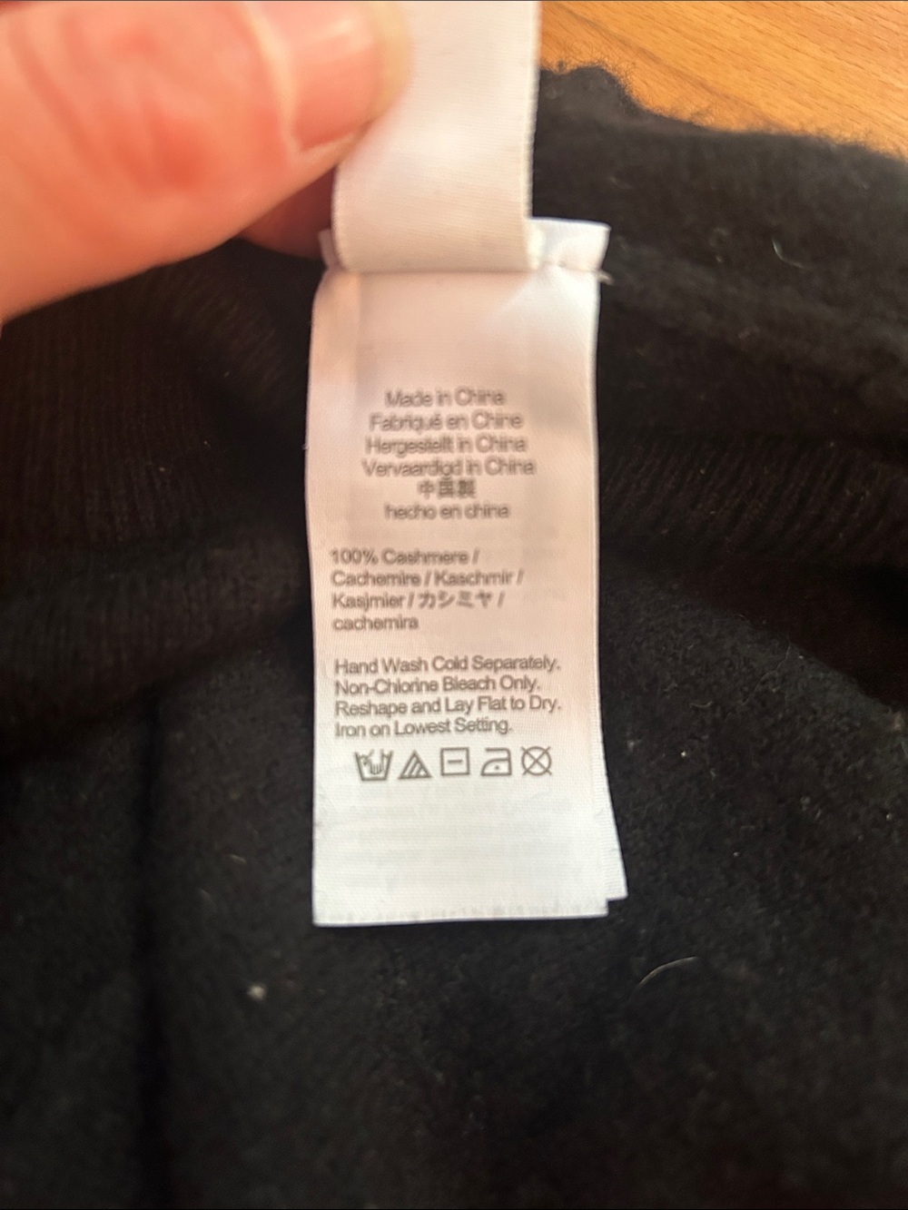 J. Crew Black Cashmere Polo Button Knit Sweater - Picture 6 of 6